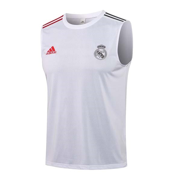 Trikot Real Madrid Ärmellos 2022 Weiß Günstige Fußballtrikots